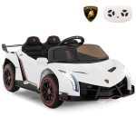 Laste elektriauto 111x61x45cm, valge/musta v&auml;rvi
