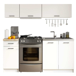 K&ouml;&ouml;gim&ouml;&ouml;blikomplekt OLIWIA G1, valge, 180 &times; 174 &times; 30&ndash;46 cm