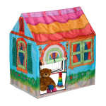 Laste m&auml;ngumaja Relaxdays, 2 ust, 103 &times; 96 &times; 75 cm