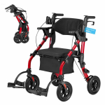 K&otilde;ndimisraam ja transporditool VEVOR HFK-9269KD-1, 2-&uuml;hes, 107 &times; 92&ndash;106,5 &times; 73 cm