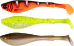 Pehmed landid Fox Rage Mini Fry UV Mixed Colour Pack 1, 7 cm, 6 tk