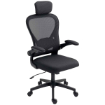 Kontoritool, Ergonoomiline, reguleeritavate tugedega, Must, 64 &times; 115&ndash;125 &times; 63 cm