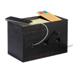 Kaablikarp Relaxdays 10024672.0, 25,5 &times; 16,5 &times; 14 cm