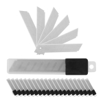 Universaalse noa terad Relaxdays, 7 murdepunkti, h&otilde;bedane, 18 &times; 110 &times; 0,2 mm