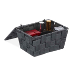 Hoiukorv Relaxdays, 1 tk, Hall, 19,5 &times; 10,5 &times; 14,5 cm