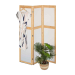 Ruumijagaja Relaxdays 10045273.0, 3 osa, Valge, 135,5 &times; 168 &times; 1,5 cm