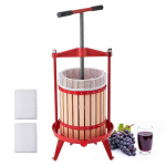 Puuviljapress VEVOR LD-BP1802, 18 l, 2 filtrikotti, 50,5 &times; 63 &times; 44,5 cm