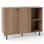 Puhvetkapp, 2 ust, 2 avatud sektsiooni, 106 &times; 38 &times; 80 cm