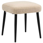 Taburet Homcom 42x42x47cm, liiva/musta v&auml;rvi