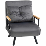 Tugitool-voodi Homcom 63x73x81cm, tumehall v&auml;rv
