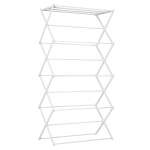 Riiete kuivati Homcom 74x35x144cm, valge v&auml;rv
