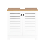Valamu alune kapp 60x30x59cm., valge/heledapruun