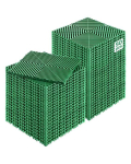Omavahel &uuml;hendatav roheline PP drenaažimatt, 12x12 tolli, 50 tk.