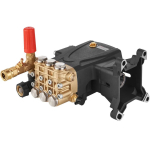 Survepesuri pump, 25,4 mm v&otilde;ll, horisontaalne kolmekordne kolb, 4400 PSI, 4 GPM, asenduspump, &uuml;hildub Simpson Morflex 40224-40226-ga