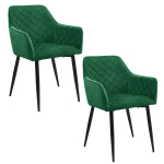 S&ouml;&ouml;gitoolid SJ.082, 2 tooli, rohelised, 55 &times; 81 &times; 58,5 cm