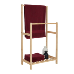 K&auml;ter&auml;tikandur Relaxdays, 2 latti ja riiul, 42 &times; 77,5 &times; 24 cm