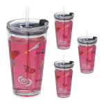 Laste klaaside komplekt Relaxdays, 4 tk, 9 &times; 15 &times; 9,5 cm