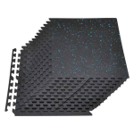 Puslet&uuml;&uuml;pi treeningmatid VEVOR HRD-XJD6614-24B, 24 tk, 600 &times; 600 &times; 14 mm