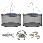 Kalav&otilde;rgud VEVOR DT-007, 2 tk, Must/Sinine, 33 &times; 33 &times; 12 cm