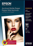 Matt paber Epson Archival Matte Paper, 50 lehte, 210 &times; 297 mm