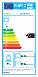Ahi Whirlpool WOI6A8FPT1SBA, 73 l, Must, 59,5 &times; 59,7 cm