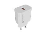 USB-laadija Natec Ribera, 1 &times; USB-A, 18 W, Valge