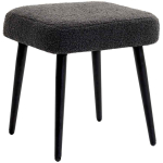 Kapp Homcom 42x42x47cm, tumehall/must