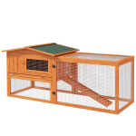 V&auml;ikeste loomade puur PawHut 156x58x68cm, pruun-roheline v&auml;rv
