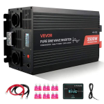 3500W p&auml;ikeseenergial t&ouml;&ouml;tav inverter 12V kuni 230V LCD ja USB-ga