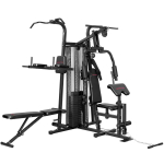 Mitmefunktsiooniline treeningseade, 69 kg raskusplokk, Must, 250 &times; 213 &times; 183 cm