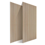 Akustilised seinapaneelid Relaxdays, 2 tk, Tamm, 120 &times; 60 cm