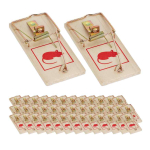 Hiirel&otilde;ksud Relaxdays 10047573.0, 40 tk, 4,5 &times; 2 &times; 10 cm