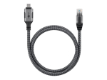 Etherneti kaabel Goobay 70696, Cat 6, FTP, Must