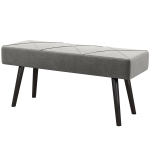 Pehme pink Homcom 100x36x45cm, halli/musta v&auml;rvi