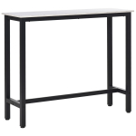 Baarilaud Homcom 120x40x100cm, musta v&auml;rvi