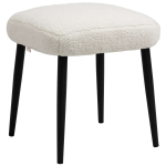 Jalapink Homcom 42x42x47cm, kreemjas/must