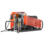 PCP &otilde;hukompressor 4500PSI 30Mpa, 60 l/min, automaatne seiskamine, ventilaatoriga jahutus, sukeldumisballoonide ja paintballi jaoks