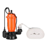 1500 W malmist sukeldatav reoveepump, 21000 l/h, automaatne ujukl&uuml;liti