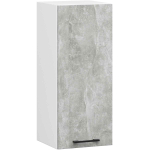 Seinale kinnitatav k&ouml;&ouml;gikapp OLIWIA W30 H720, Valge/hall, 30 &times; 72 &times; 30 cm