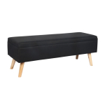 Esikupink Relaxdays, Hoiukastiga, Must, 110 &times; 40 &times; 40 cm