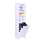 Vannitoakapp Relaxdays, 44 l pesukott, 3 sektsiooni, 40 &times; 172 &times; 35 cm