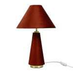 Laualamp Relaxdays 10052524_470, Punane/kuldne, &Oslash; 30 &times; 47 cm