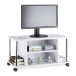 Telerilaud Relaxdays 10021865.0, 3 riiulit, 80 &times; 41,5 &times; 40 cm