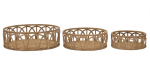 Kandikute komplekt, 3 tk, &Oslash; 50 &times; 16 cm, &Oslash; 40 &times; 14 cm, &Oslash; 30 &times; 12 cm