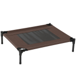 Koera pesa PawHut 76x61x18cm, pruun/must v&auml;rv
