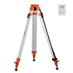 Geodeetilise laserloodi statiiv, reguleerimine 16,5&ndash;65,5 tolli, 5/8"-11 keere