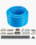 &Otilde;hukompressori torustiku komplekt, 200 jalga, HDPE-alumiinium, sinine
