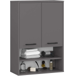 Seinale kinnitatav vannitoakapp FIN H934 W64, 2 ust, hall, 64 &times; 94 &times; 30 cm