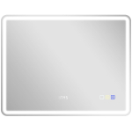 Vannitoapeegel, LED, Bluetooth, kell, H&otilde;bedane, 70 &times; 90 &times; 3,5 cm