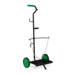 Gaasiballoonide transpordik&auml;ru Relaxdays 10029460.0, reguleeritava k&otilde;rgusega, 40 &times; 107 &times; 37 cm